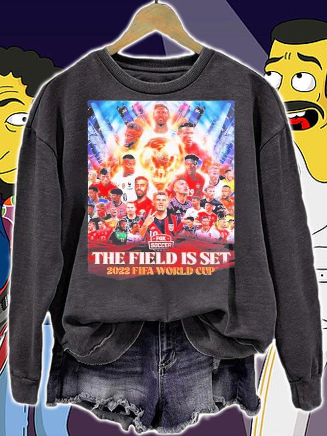 WC Qatar The 2022 FIFA World Cup Field Is Set T-Shirt t-shirt sweatshirt