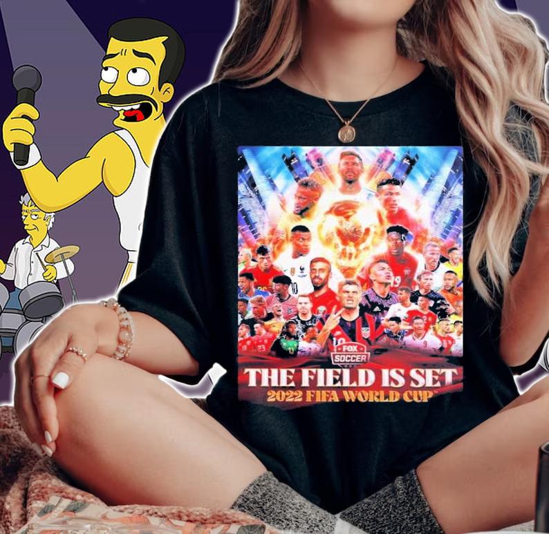 WC Qatar The 2022 FIFA World Cup Field Is Set T-Shirt t-shirt woman shirt