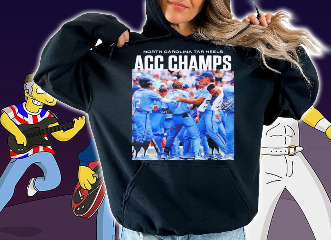 UNC Tar Heels Baseball 2022 AAC Champions Shirt t-shirt hoodie
