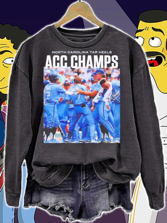 UNC Tar Heels Baseball 2022 AAC Champions Shirt t-shirt sweatshirt