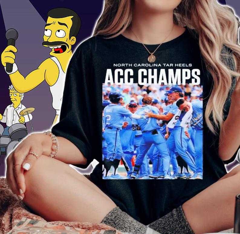 UNC Tar Heels Baseball 2022 AAC Champions Shirt t-shirt woman shirt