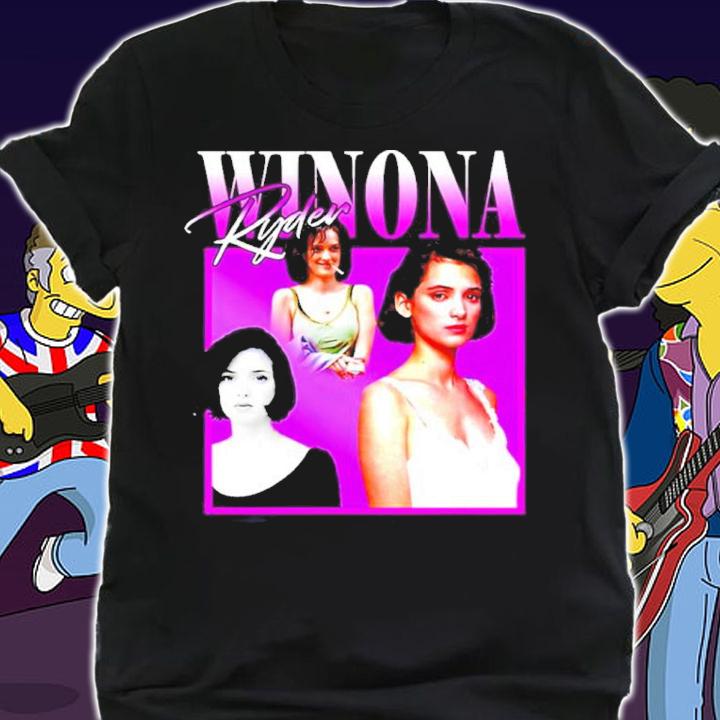 Winona Ryder Vintage Style Shirt t-shirt shirt
