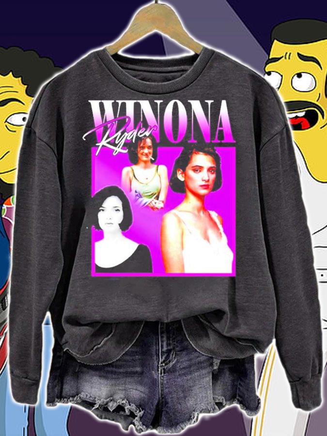Winona Ryder Vintage Style Shirt t-shirt sweatshirt