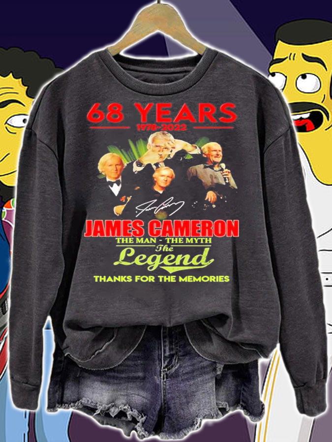 68 years 1978-2022 James Cameron the man the myth the legend signature shirt t-shirt