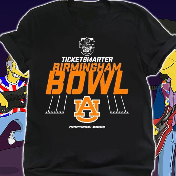 2021 Ticketsmarter Birmingham Bowl Auburn Tigers T-Shirt t-shirt shirt