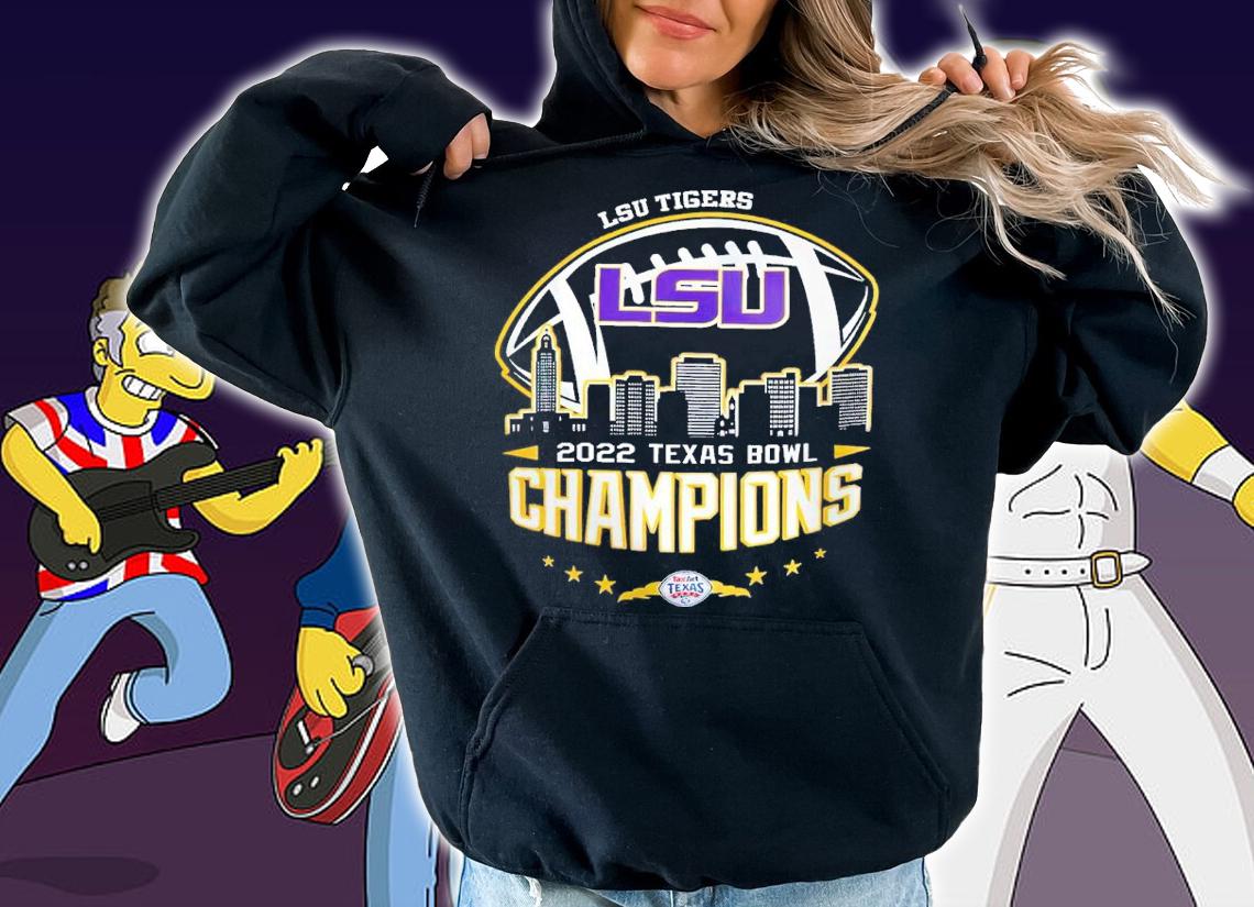 2022 Texas Bowl Champions NCAA Graphic LSU Tigers shirt t-shirt hoodie
