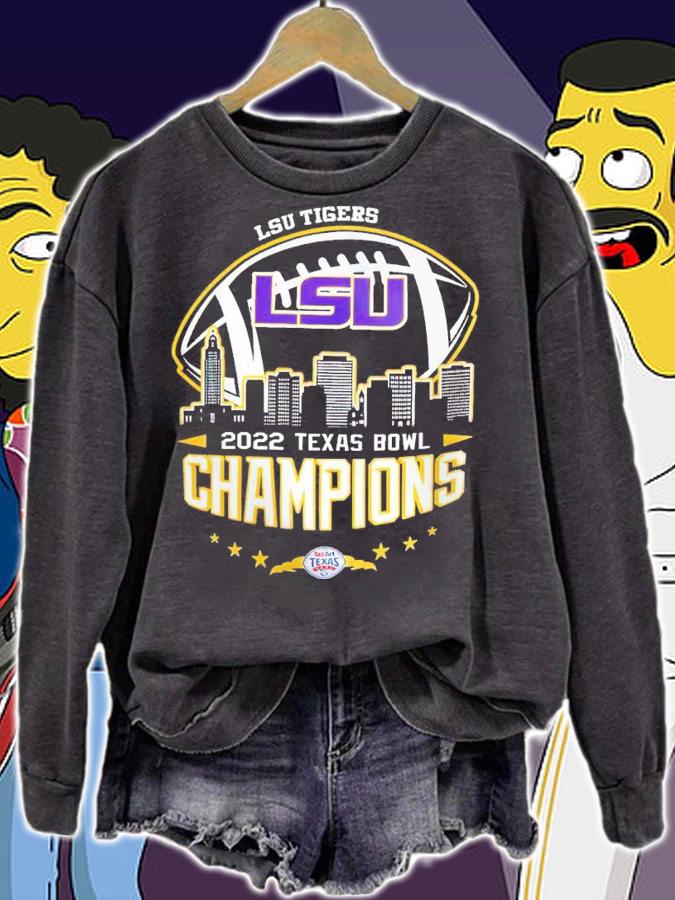 2022 Texas Bowl Champions NCAA Graphic LSU Tigers shirt t-shirt sweatshirt