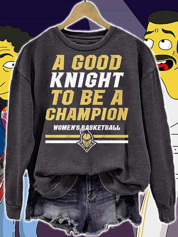 A Good Knight To Be A Champion Women's Basketball T-Shirt t-shirt