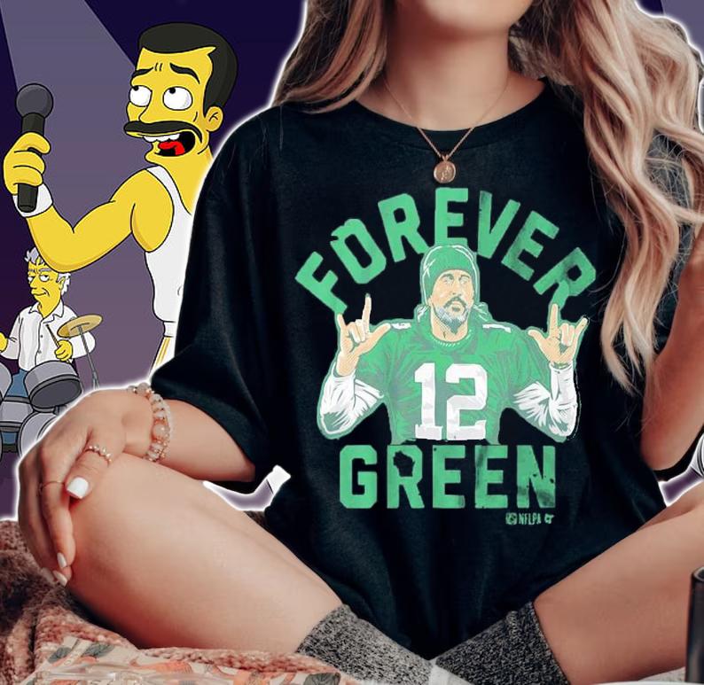Aaron Rodgers Forever Green Shirt t-shirt woman shirt