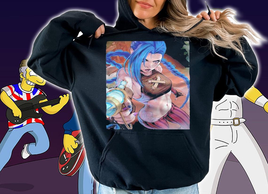 Action Jinx Arcane League of Legends T-shirt t-shirt hoodie