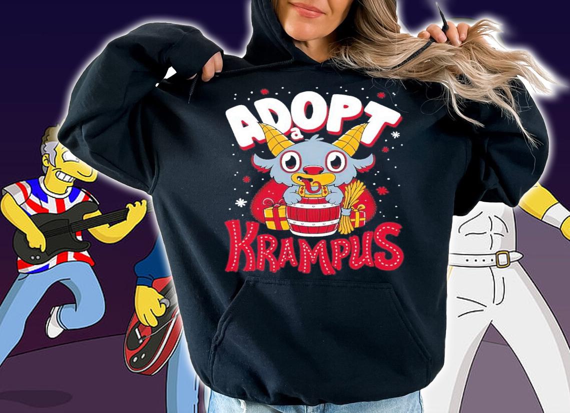 Adopt A Krampus Creepy Cute Cartoon Kawaii Holidays Shirt t-shirt