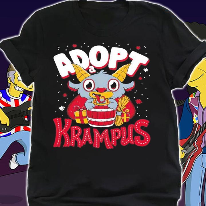 Adopt A Krampus Creepy Cute Cartoon Kawaii Holidays Shirt t-shirt