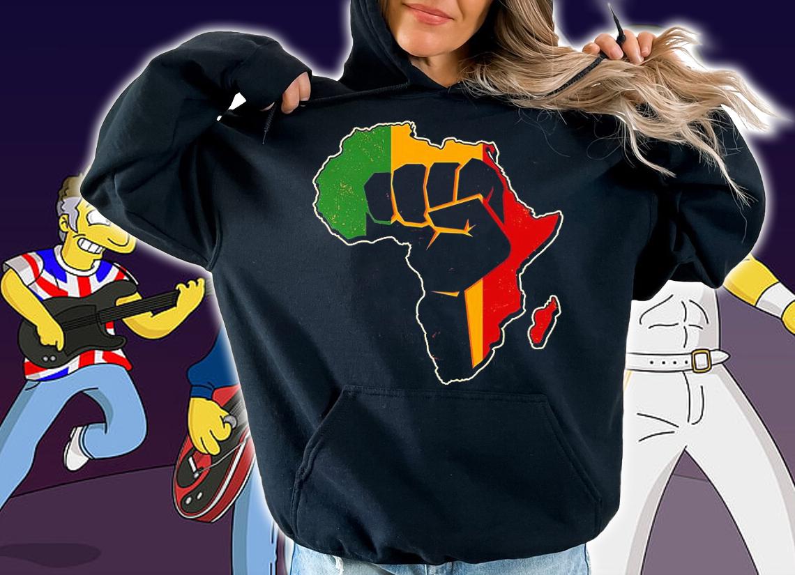African Black Power Fist T-Shirt t-shirt