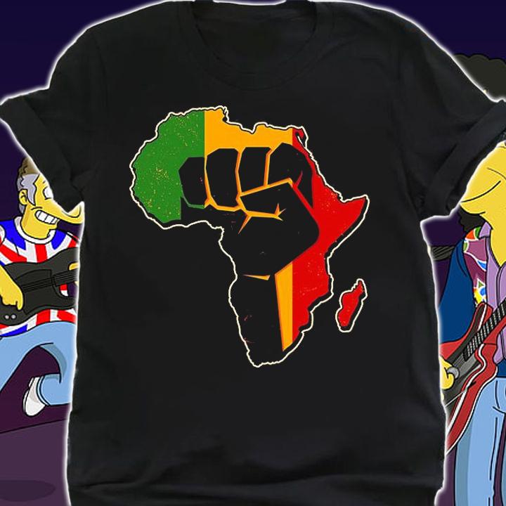 African Black Power Fist T-Shirt t-shirt