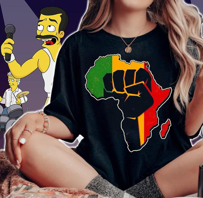 African Black Power Fist T-Shirt t-shirt