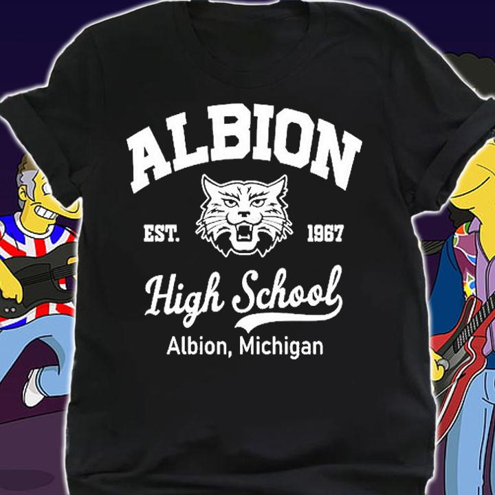 Albion Est 1967 High School Albion Michigan T-Shirt t-shirt shirt
