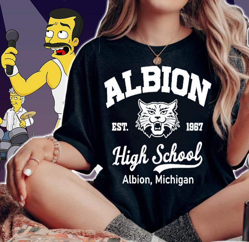 Albion Est 1967 High School Albion Michigan T-Shirt t-shirt woman shirt