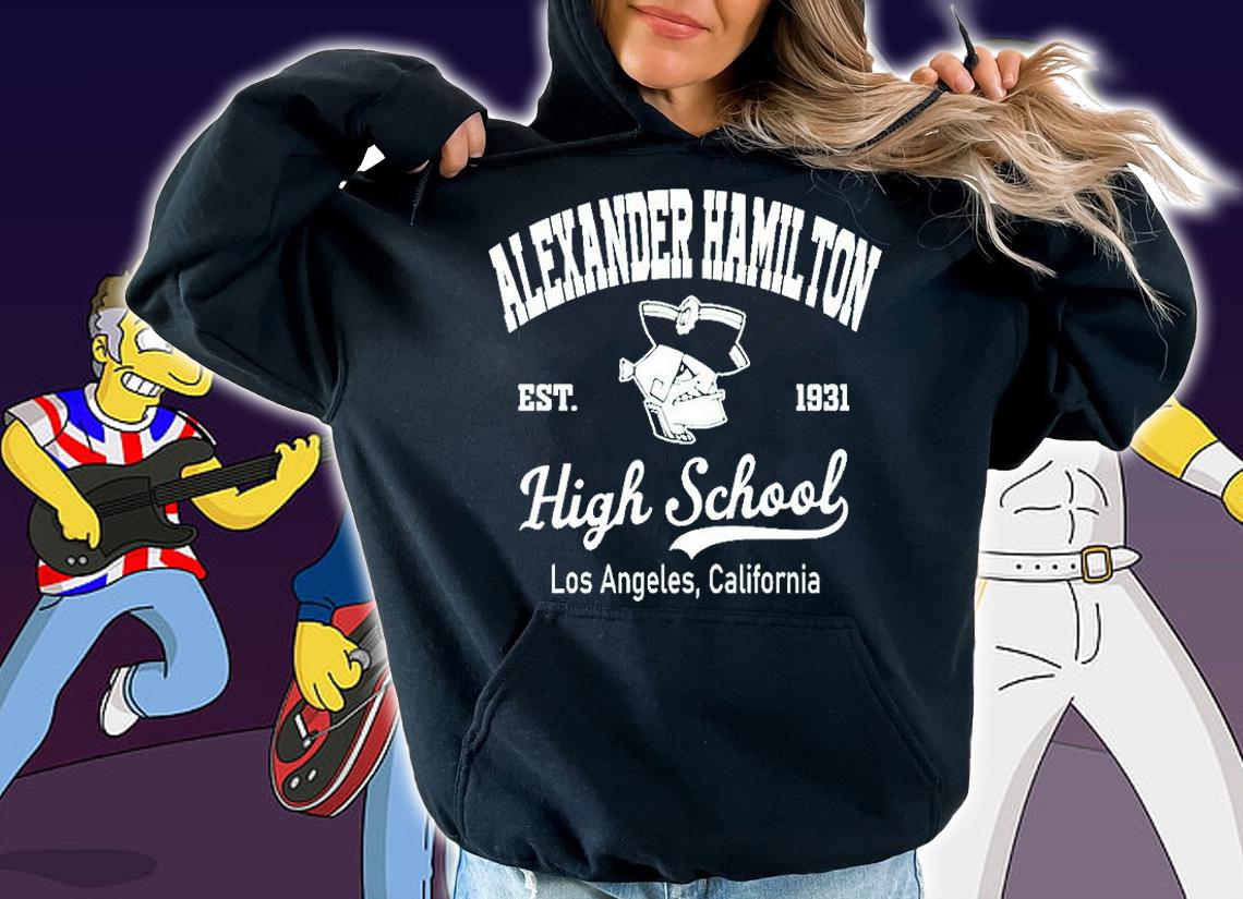 Alexander Hamilton Est 1931 High School Los Angeles California T-Shirt t-shirt
