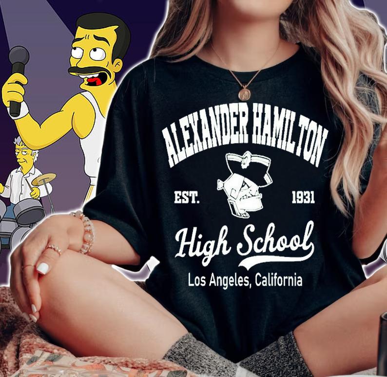 Alexander Hamilton Est 1931 High School Los Angeles California T-Shirt t-shirt