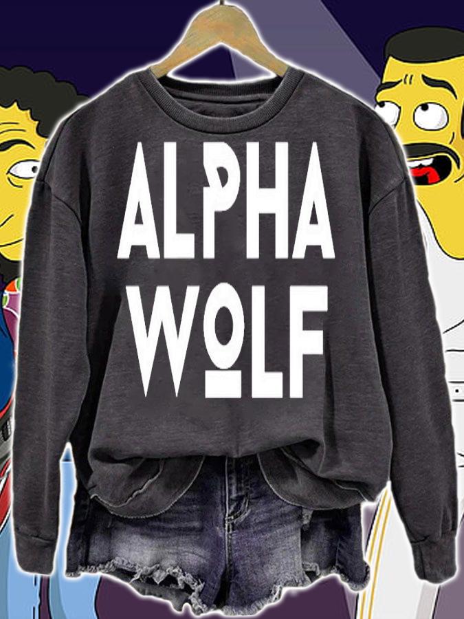 Alpha Wolf Funny T-Shirt t-shirt