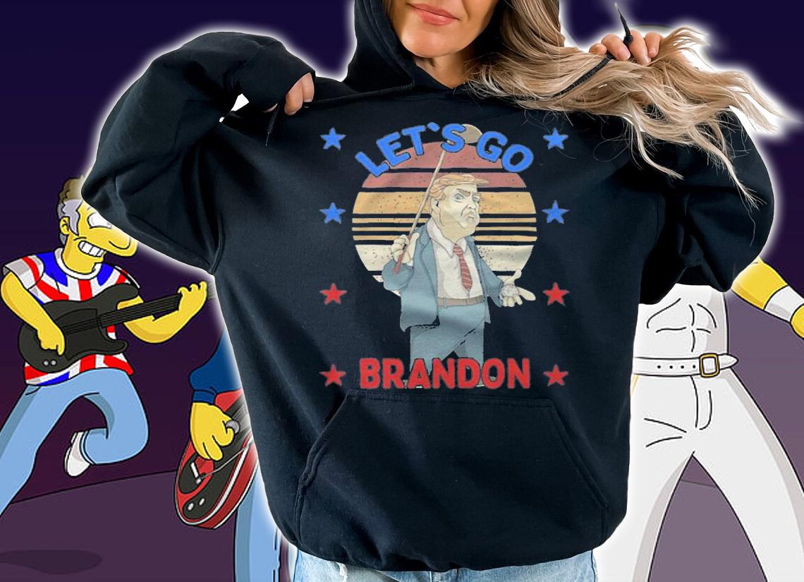 Anti Biden trump Play Golf Let's Go Brandon Joe Biden Chant T-Shirt t-shirt hoodie