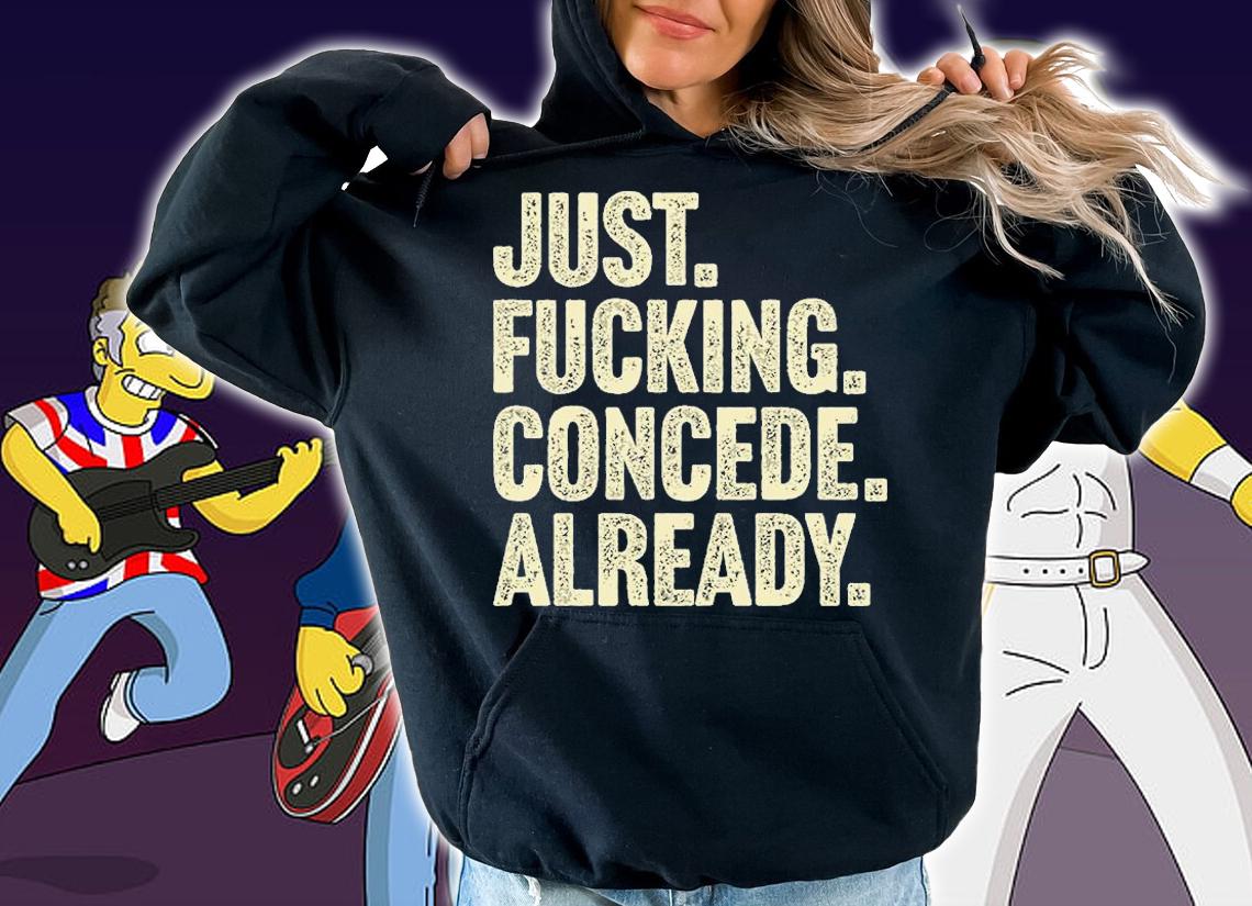 Anti Trump Concede Election Biden 2020 Won Gift t-shirt