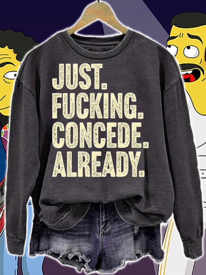 Anti Trump Concede Election Biden 2020 Won Gift t-shirt