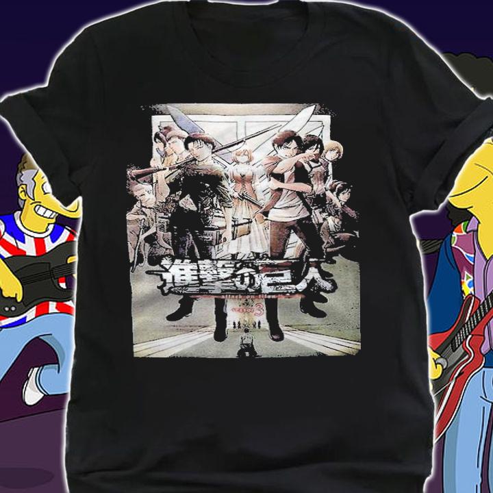 Attack on Titan season 3 poster T-shirt t-shirt