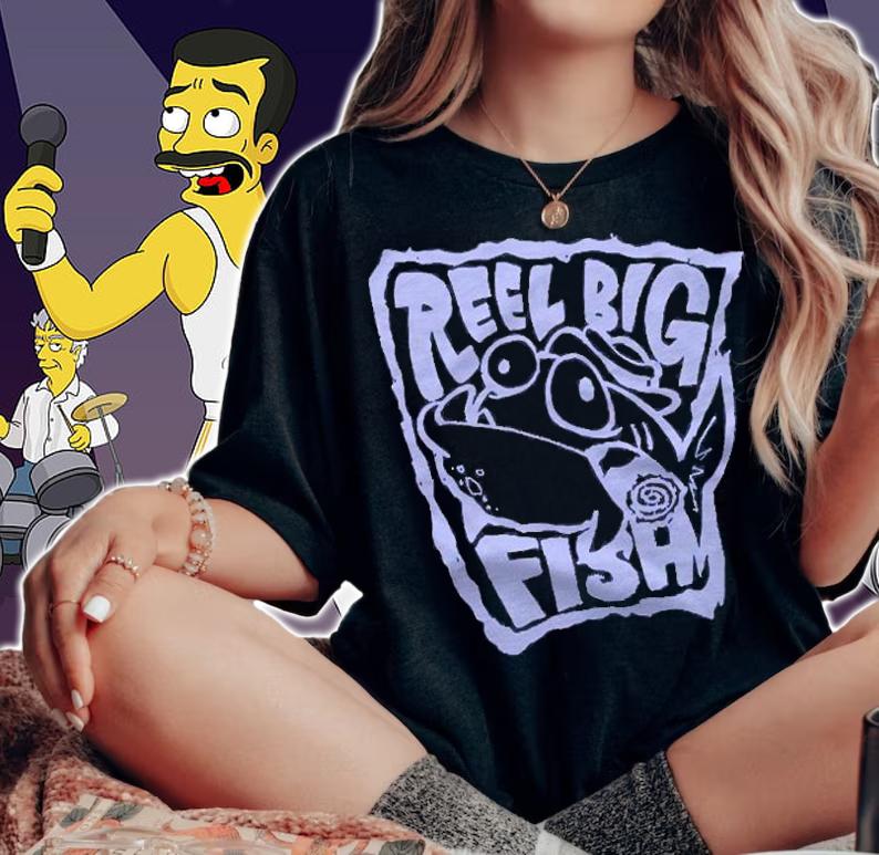 Bad Fish Essential American Ska Punk Band Shirt t-shirt woman shirt