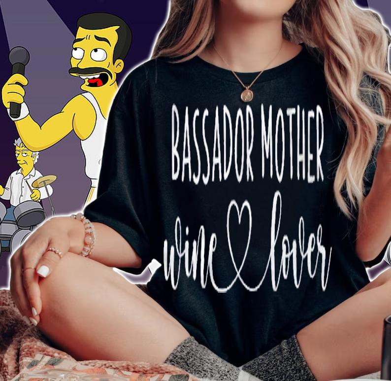 Bassador Gifts For Women Wine Lover Bassador Mom Shirt t-shirt woman shirt