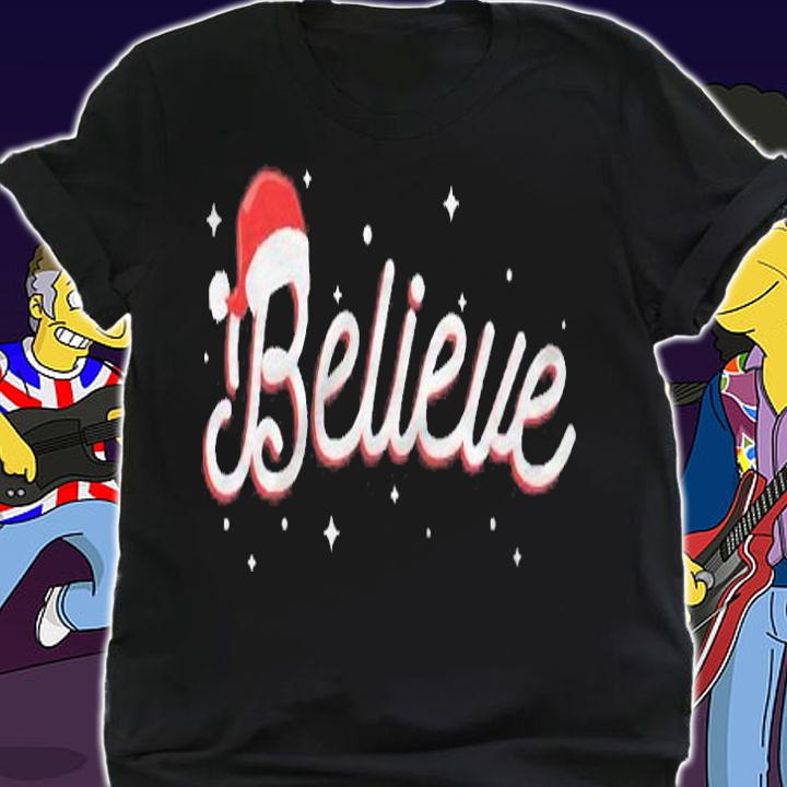 Believe Santa Claus Magical Christmas Winter Holidays Shirt t-shirt shirt