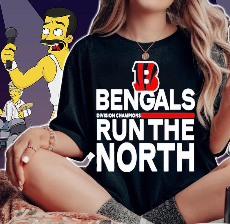 Bengals Division Champions Run The North T-Shirt t-shirt woman shirt