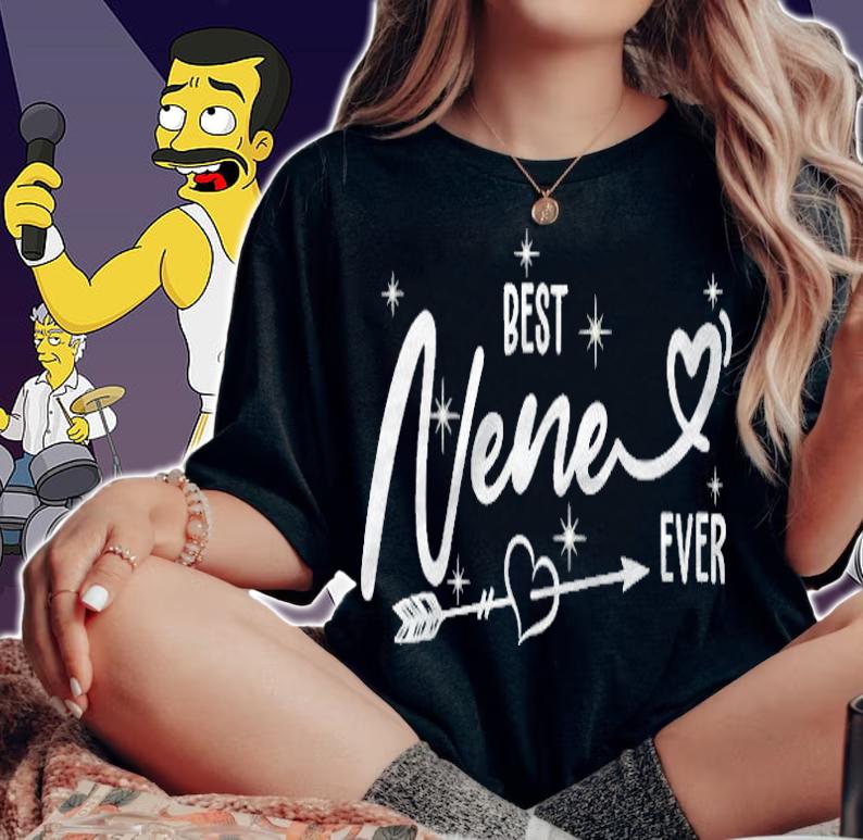 Best Nene Ever Cute Flowers Birthday Gifts Mom Mothers Day T-shirt t-shirt woman shirt