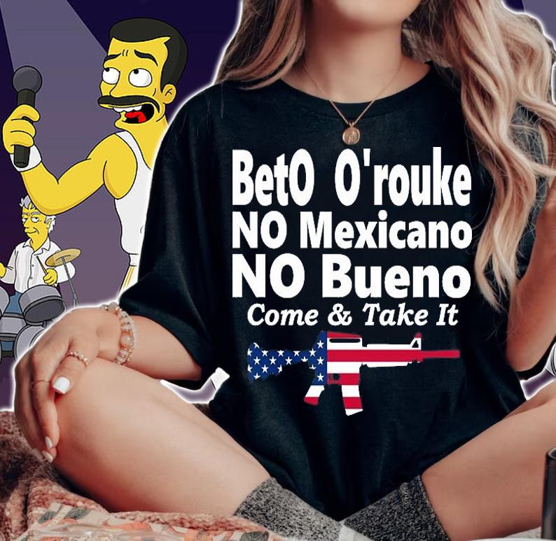 BetO O'Rouke NO Mexicano NO Bueno T-Shirt t-shirt