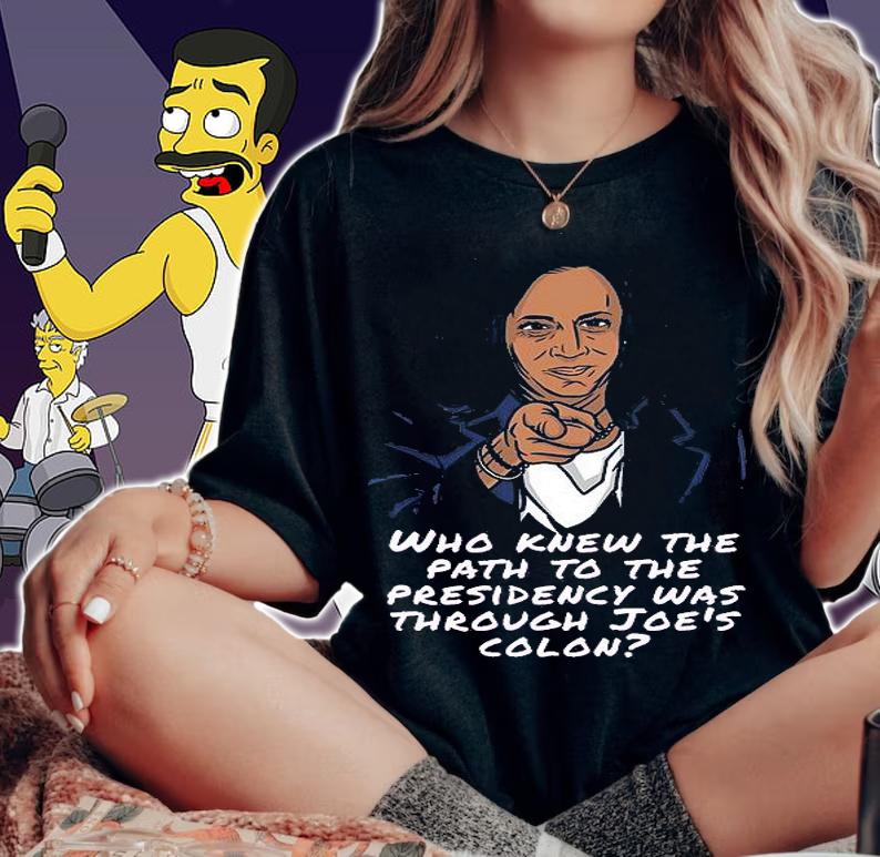 Biden Colonoscopy Meme Christmas Butt Wiped Biden Go Brandon T-Shirt t-shirt woman shirt