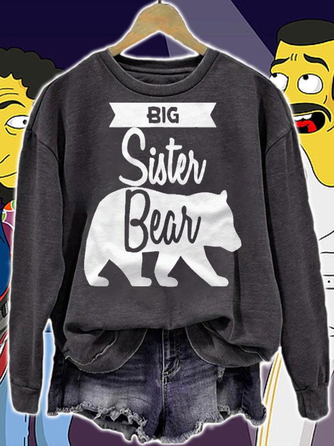 Big Sister Bear Shirt Matching Family Shirt t-shirt sweatshirt