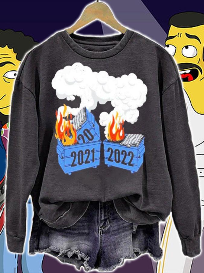 Books And Still Smoldering 2022 Dumpster Fire Shirt t-shirt