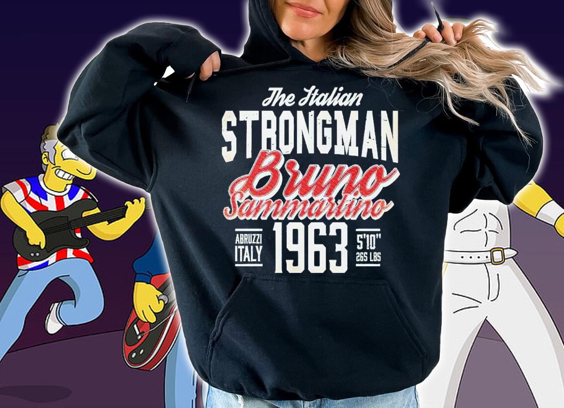 Bruno Sammartino The Italian Strongman 1963 Shirt t-shirt hoodie