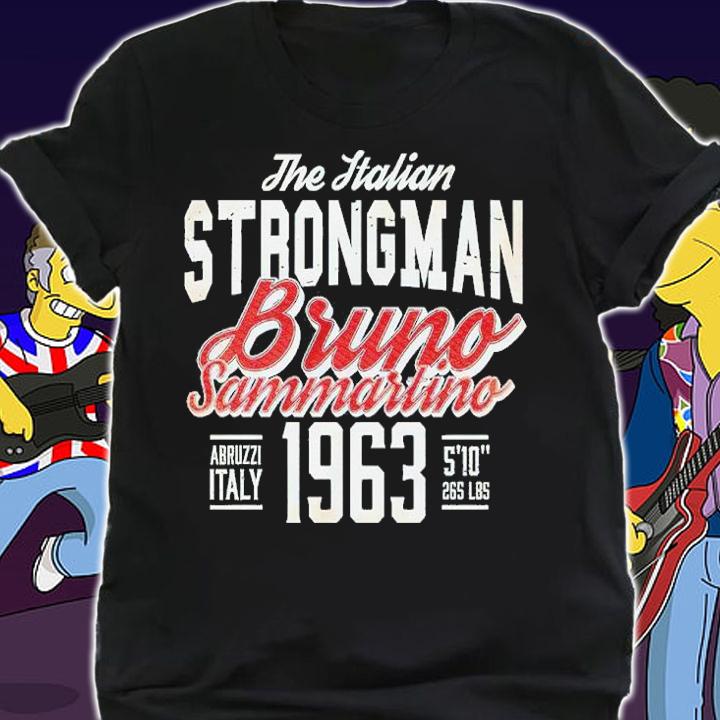 Bruno Sammartino The Italian Strongman 1963 Shirt t-shirt shirt