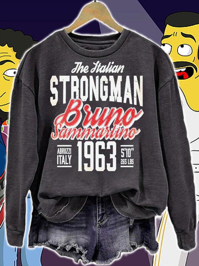 Bruno Sammartino The Italian Strongman 1963 Shirt t-shirt sweatshirt