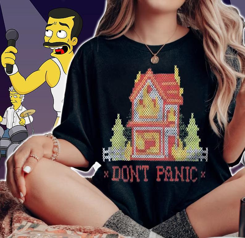 Bo Burnham don't panic T-shirt t-shirt woman shirt