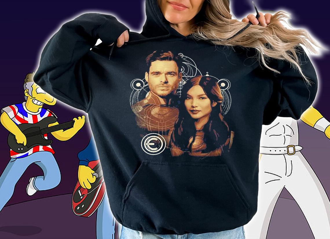Marvel Eternals Hero Sersi and Ikaris T-shirt t-shirt hoodie