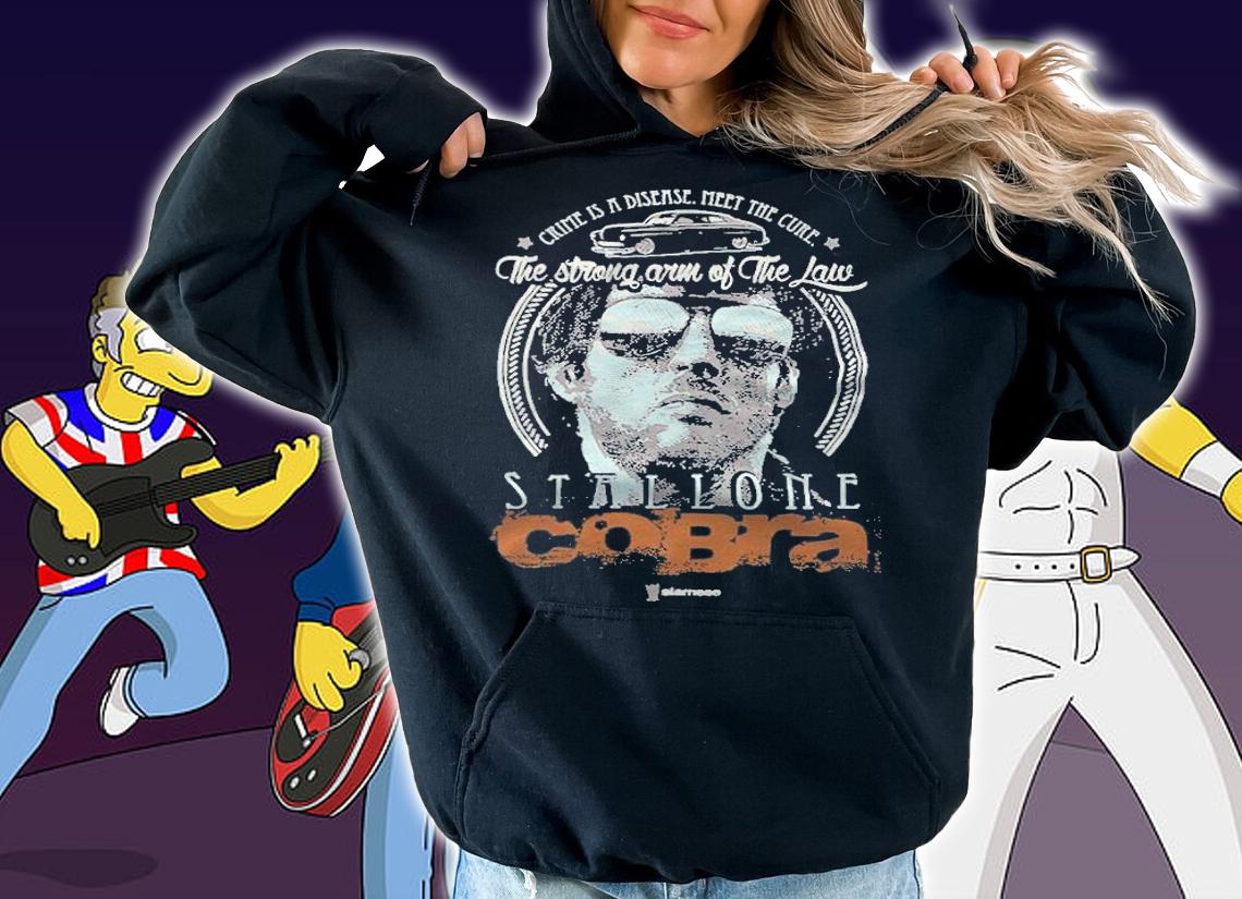 The strong arm of the law stallone Cobra T-shirt t-shirt