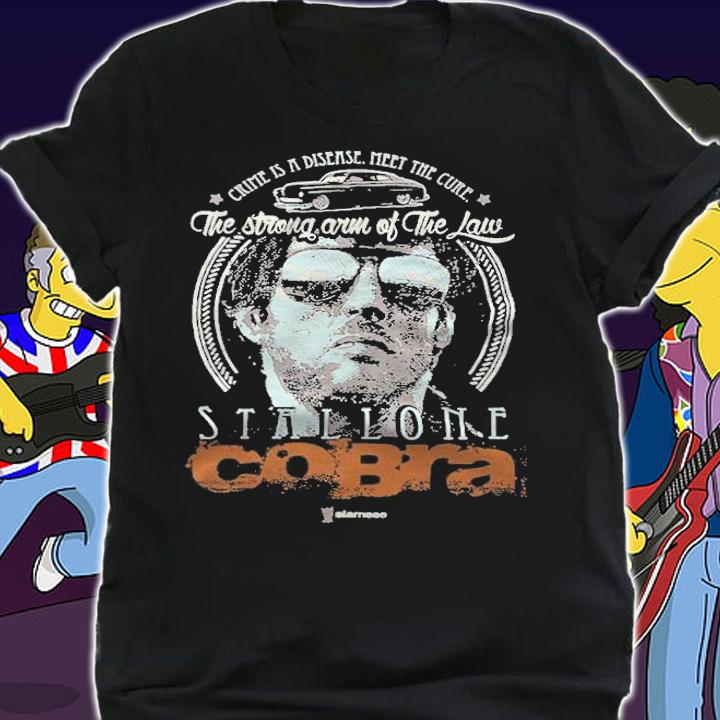 The strong arm of the law stallone Cobra T-shirt t-shirt