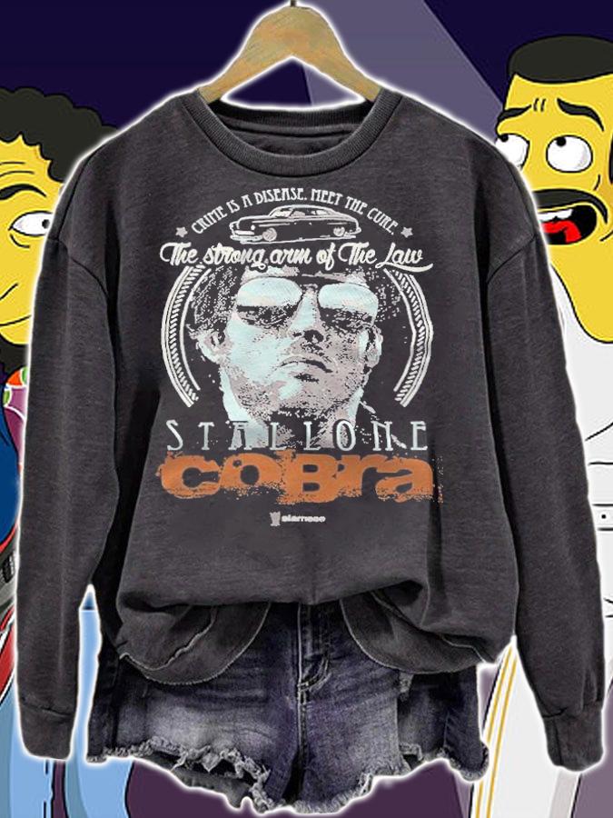 The strong arm of the law stallone Cobra T-shirt t-shirt