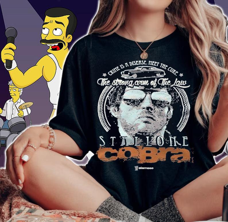 The strong arm of the law stallone Cobra T-shirt t-shirt