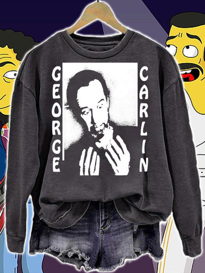 Channing Tatum 1980S George Carlin It Only Hurts When I Think T-Shirt t-shirt
