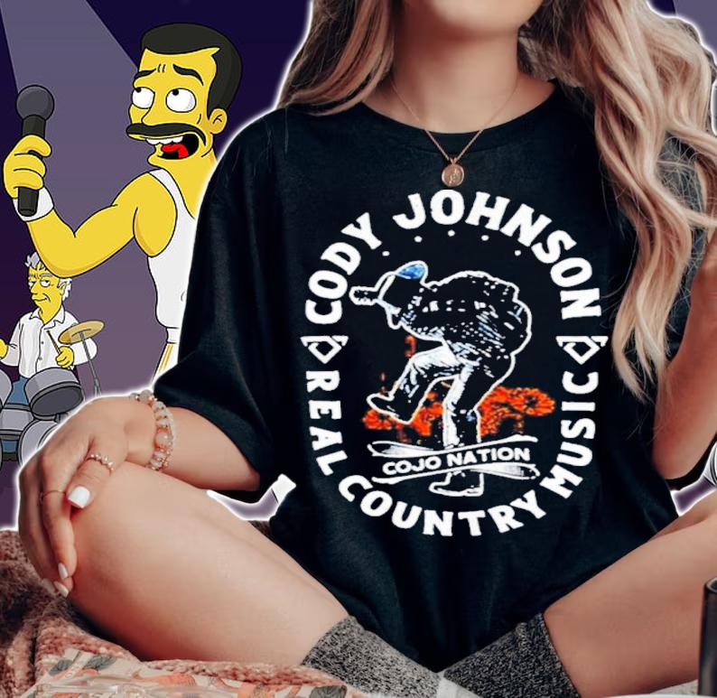 Cody Johnson Real Country Music Shirt t-shirt woman shirt