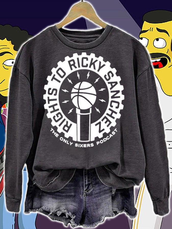 Don Steele Rights To Ricky Sanchez The Only Sixers Podcast Shirt t-shirt