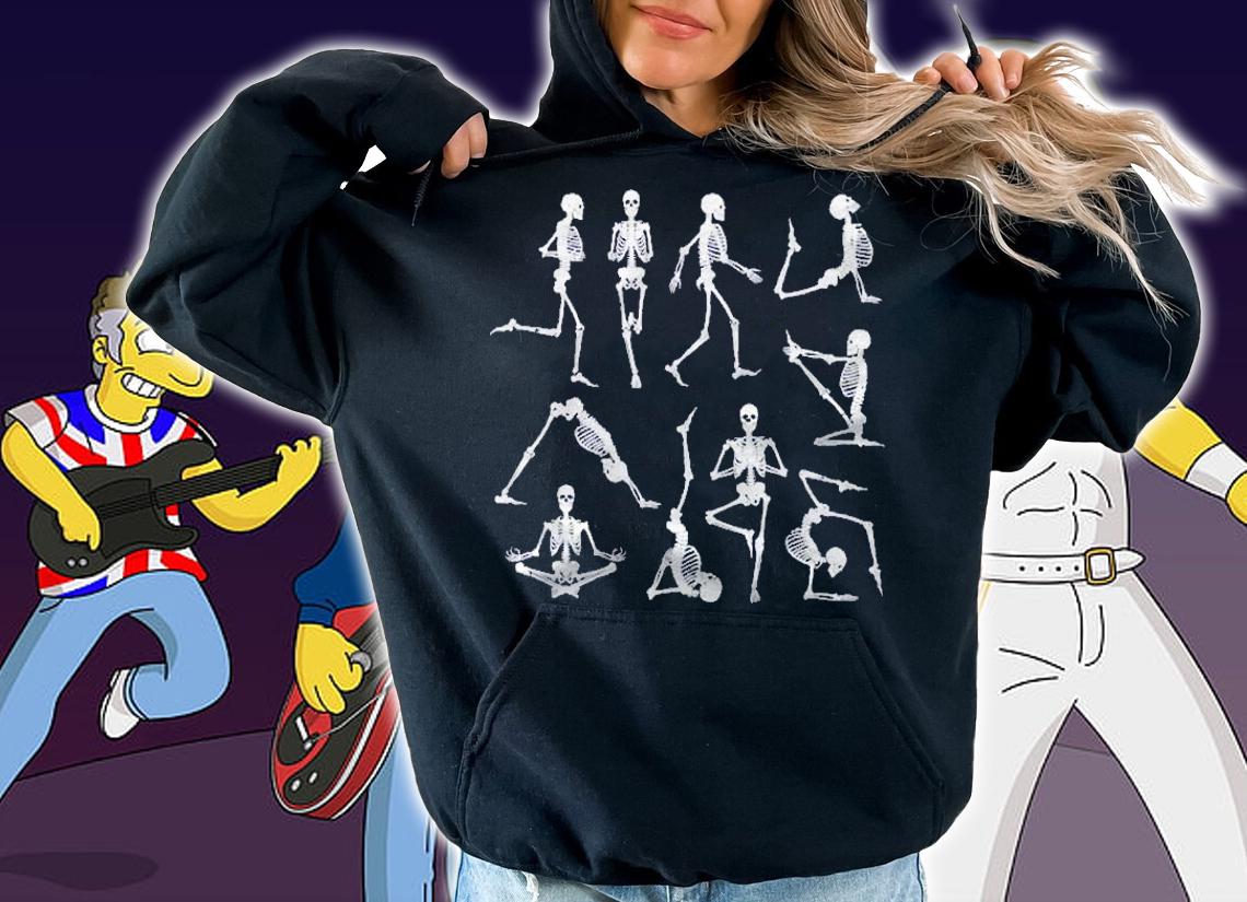 Funny Skeleton Yoga Halloween Costume Yogi Gifts Men Women Shirt t-shirt hoodie